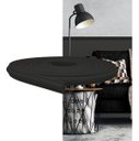 Ver imagem 1 de Boiserie Rodameio Eva Autocolante 2,3cm Flex 10 Metros Preto