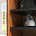 Ver imagem 6 de Sapateira Vertical Hall Entrada 18 Pares Sapatos 44 Prateleiras Ajustáveis Castanho Juan Idimex