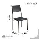 Ver imagem 4 de Conjunto Sala de Jantar Mesa 120x90cm Base Pérola Tampo Mdf Laca com Vidro Florença