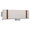 Ver imagem 6 de Painel Suspenso Cabeceira Dobrável Pietro para Cama Box Queen Size 160cm Boucle:bouclê Bege Marfim