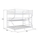 Ver imagem 4 de Treliche Casal + Solteiro + Casal em Ferro - Robin