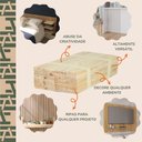 Ver imagem 6 de 50 Ripas P/ Artesanato Repac Madeiras Pinus 100x3x0,5 Cm