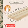 50 Ripas P/ Artesanato Repac Madeiras Pinus 100x3x0,5 Cm - 4