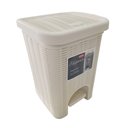 Ver imagem 2 de Lixeira C/ Tampa e Pedal 6,5 Litros 2443785 Creme - Quanhe