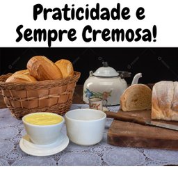 Manteigueira Francesa Branca Decoração azul Não precisa ir na geladeira Prattos - 5
