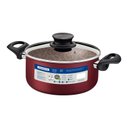 Ver imagem 1 de Caçarola Paris Alum. Antiad. 26cm 6,3 L Vermelho Tramontina