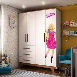 Adesivo para Guarda Roupa Barbie Mod02
