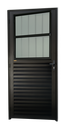 Ver imagem 1 de Porta de Sala Alumínio 86 Dir V.Boreal Preto Brimak