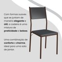 Ver imagem 7 de Conjunto Sala de Jantar Mesa 120x90cm Base Pérola Tampo Mdf Laca com Vidro Florença