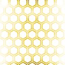 Ver imagem 1 de Papel de Parede Temático Colmeia e Fundo Branco - 2,50x0,50m