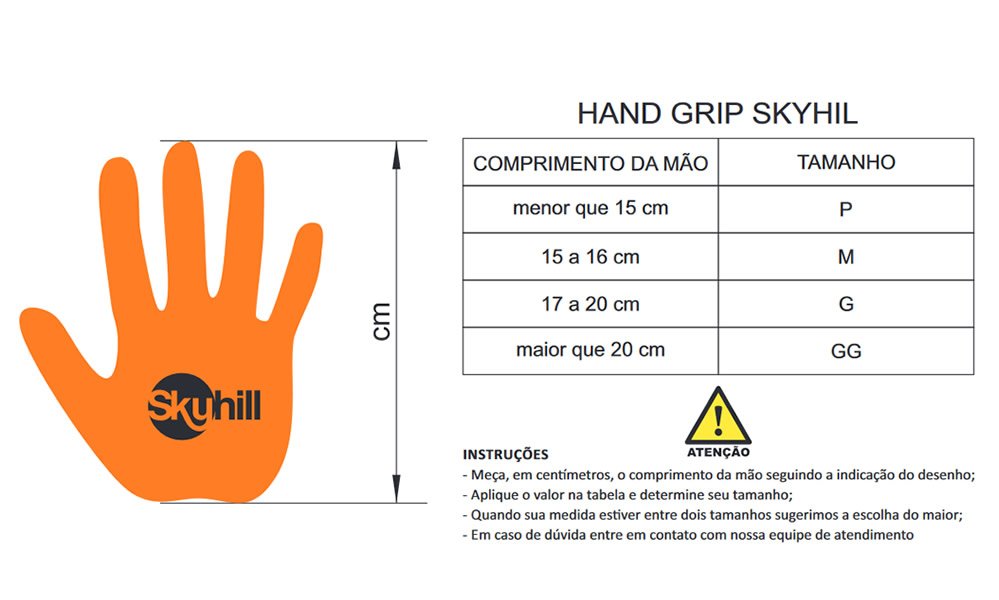 Hand Grip CF Preta WOD T2B Fit Cross Training Skyhill - GG - 6