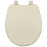Assento Sanitário Oval Creme Evolution Soft Close Termofixo - 4
