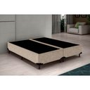 Ver imagem 3 de Cama Box Queen Bipartido Suede 40x158x198 Bege