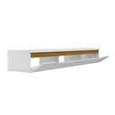 Ver imagem 6 de Rack Suspenso para TV até 55 Polegadas MDF 160cm Uno Branco
