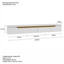 Ver imagem 3 de Rack para TV até 55 Polegadas Suspenso Uno