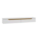 Ver imagem 3 de Rack Suspenso para TV até 55 Polegadas MDF 160cm Uno Branco