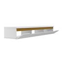 Ver imagem 7 de Rack Suspenso para TV até 55 Polegadas MDF 160cm Uno Branco