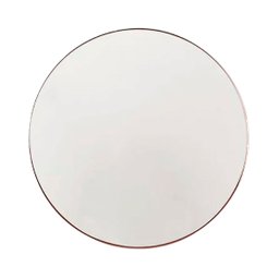 Espelho Redondo de Parede 30cm Vidro Lapidado Luxo Banheiro Quarto Sala - 4