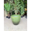 Ver imagem 6 de Vaso para Plantas Grande Decorativo Sala Jardim Alto Brilho e Leve 40cm (liso/verde-musgo)