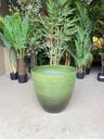 Ver imagem 6 de Vaso para Plantas Grande Decorativo Sala Jardim Alto Brilho e Leve 40cm (liso/verde-musgo)