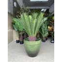 Ver imagem 5 de Vaso para Plantas Grande Decorativo Sala Jardim Alto Brilho e Leve 40cm (liso/verde-musgo)