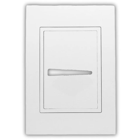Placa 4x2 1 Interruptor Horizontal com Suporte - Rvb-1300/63 - Ravenna Placa 4x2 1 Interruptor Horiz