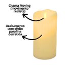 Ver imagem 4 de Jogo 2 Velas Eletrônica Led Efeito Moving Realista 14cm X 7,5cm - Bela Flor