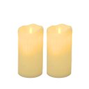 Ver imagem 1 de Jogo 2 Velas Eletrônica Led Efeito Moving Realista 14cm X 7,5cm - Bela Flor