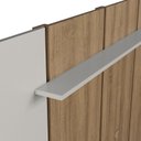 Ver imagem 7 de Rack Painel para TV até 75 Polegadas com 200cmx181cm Iluminação Led Ravenna Marrom Arenas/Mel