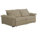 Ver imagem 6 de Sofá Retrátil e Reclinável 2,40m Clara | Conforto Premium e Design Elegante Capuccino