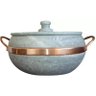 Panela em Pedra Sabão Alça de Cobre Número 0,5 - 5