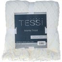 Ver imagem 1 de Manta Tricot Style Decorativa 127x152 Toque Super Macio Branco