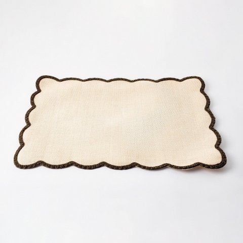 Kit 4 Pç Jogo Americano Brazil Nature Oliva Tecido Natural 35cm X 50cm