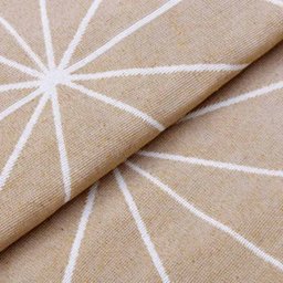Tapete para Sala Geometrico Star Areia - 200x132 Comercial Textil 32480 - 2