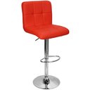 Ver imagem 5 de Kit 4 Banquetas Confort Gomos Estofada Giratória Vermelho