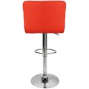 Ver imagem 3 de Kit 4 Banquetas Confort Gomos Estofada Giratória Vermelho