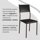 Ver imagem 7 de Conjunto Sala de Jantar Mesa 160x90cm Base Pérola Tampo Mdf Laca com Vidro Florença