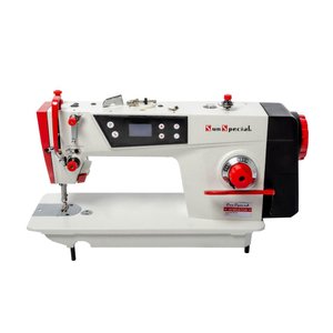 Máquina Costura Industrial Reta Lançadeira Grande Direct Drive 220v SS180D-B-TZ-QI - Sun Special