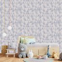 Ver imagem 3 de Papel de parede para quarto de bebê infantil triângulo VR05 M²