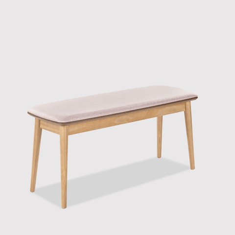 Banco Liva 100 Cm X 36 Cm Tauari Rosa