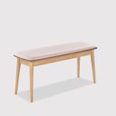 Ver imagem 1 de Banco Liva 100 Cm X 36 Cm Tauari Rosa