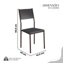 Ver imagem 4 de Conjunto Sala de Jantar Mesa 160x90cm Base Pérola Tampo Mdf Laca com Vidro Florença