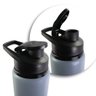 Garrafa Squeeze de Alumínio 600ml com Alça - Cinza - 5