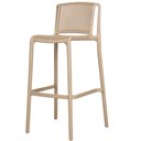 Ver imagem 2 de Kit 4 Banquetas Floripa Fratini 100 Cm (altura) em Polipropileno Cor Fendi