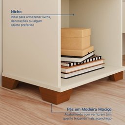 Conjunto Dormitório 1 Cama Solteiro 1 Mesa de Cabeceira Ananda Cabecasa madeiramadeira - 10