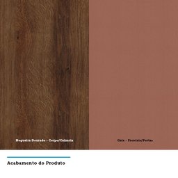 Paneleiro Torre 70cm 2 Portas Alumínio Inox Reflecta Bronze 2 Gavetas 1 Gavetão Jade Luciane Móveis - 3