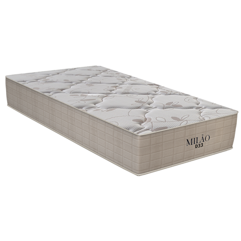 Colchão Solteiro de Espuma D33 Milão (malha) 20x78x188cm Orthoflex