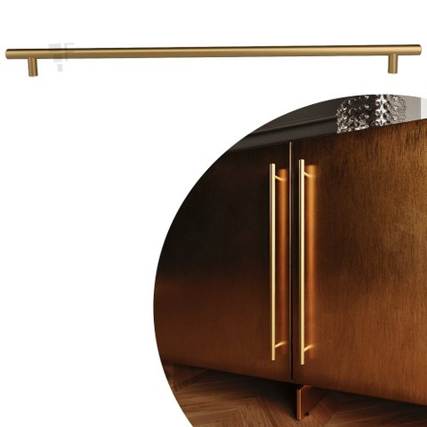 Puxador Primus Il 814 - Dourado Matte - 384mm