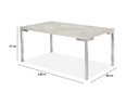 Ver imagem 3 de Conjunto Mesa Aço Cromado 1,60 m + 6 Cadeira Nobre Junco