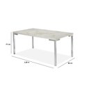 Ver imagem 3 de Conjunto Mesa Aço Cromado 1,60 m + 6 Cadeira Nobre Junco